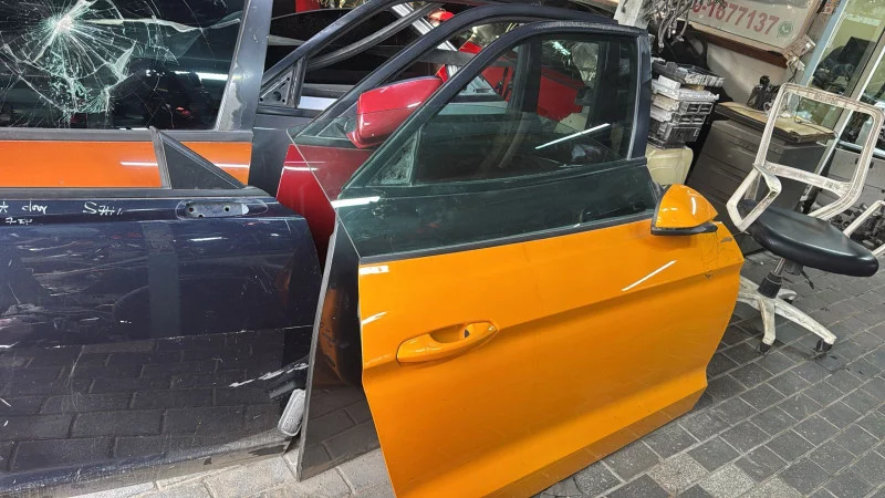 Front Right Door Assembly Ford Mustang 2015 2023 Orange