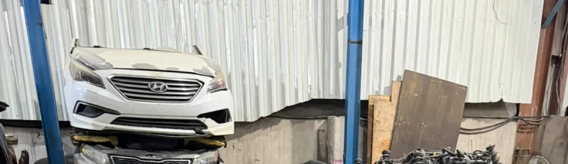 Hyundai Sonata 2014 2017 White Front Bumper With Grille