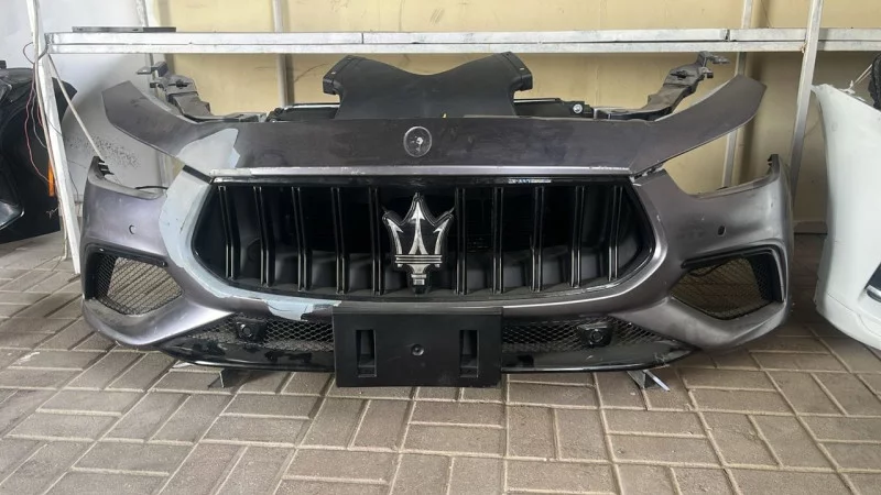 Front Bumper Assembly With Front Grille For Maseratti Ghibli 2018 2024