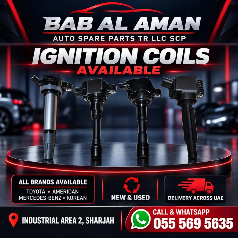 All Car Ignition Coil Available in Sharjah Industrial Area 2, Sharjah Dismantles