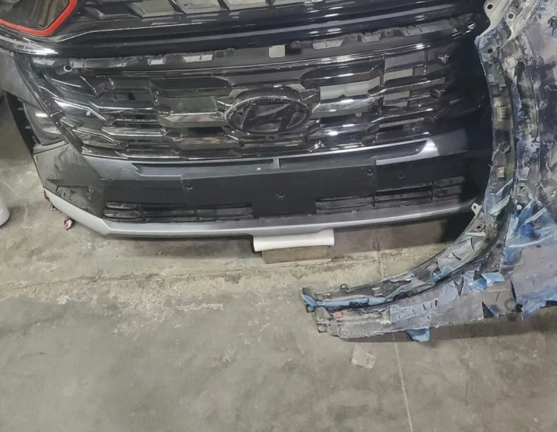 Front Bumper Assembly With Front Grille For Hyundai Tucson (nx4) 2021+
