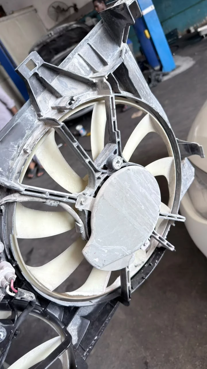 Toyota Radiator Cooling Fan Assembly Camry Corolla Rav4 Aurion 2006+ in Sharjah Industrial Area 6, Sharjah Dismantles