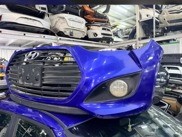 Hyundai Veloster Turbo 2013 2017 Blue Purple Front Bumper