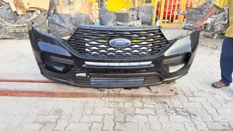 Complete Bumper For Ford Explorer 2022 Black Auto spare parts in Sharjah Industrial Area 6, Sharjah