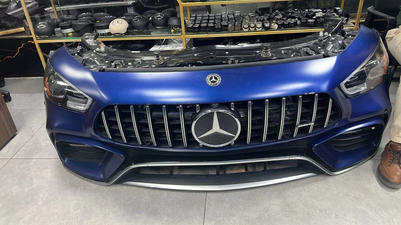 Mercedes Amg Gt Front Bumper With Panamericana Grille 2018 2024