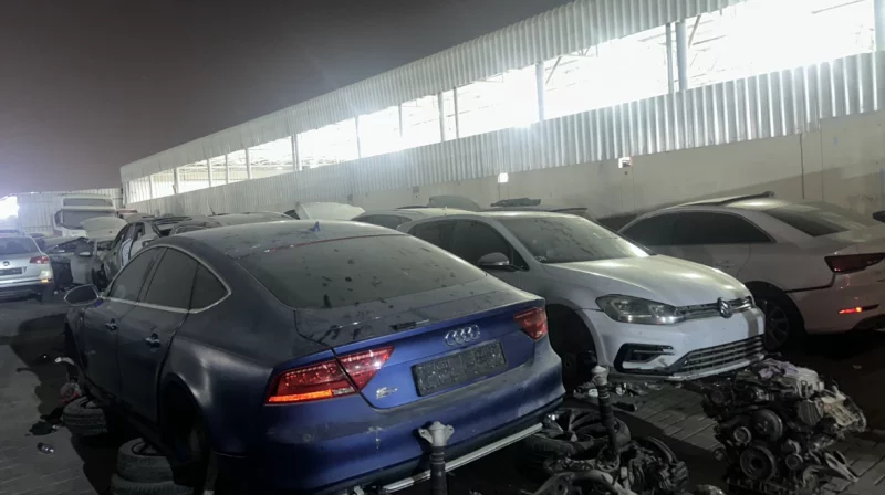 Audi S7 C7 2012 2018 Blue Breaking For Parts Including Accessories in Al Salama, Umm Al Quwain Dismantles
