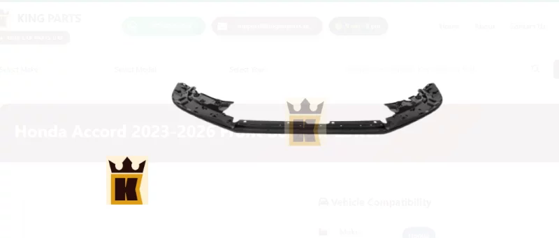 Accord 2023 2024 Front Bumper Lower in Sharjah Industrial Area 2, Sharjah Dismantles