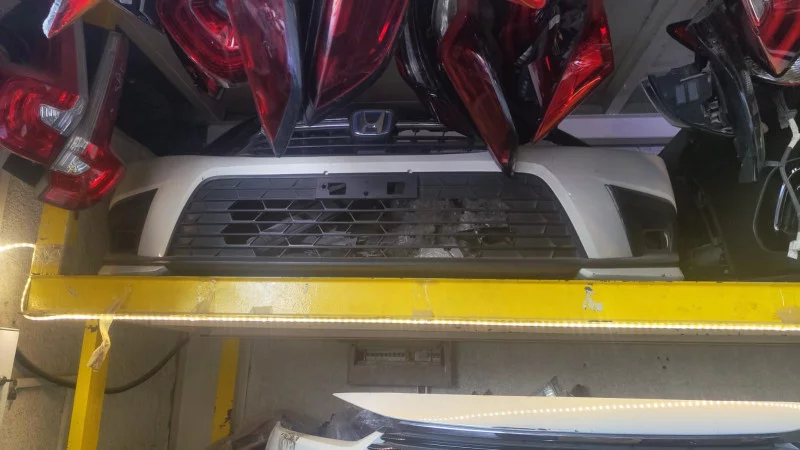 Honda Civic Complete Front Bumper 2022 2026 Platinum White Auto spare parts in Sharjah Industrial Area 6, Sharjah