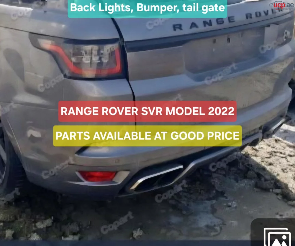 Range Rover Svr Car For Parts Model 2022 