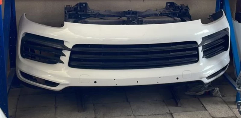 Front Bumper Cover Porsche Cayenne 9y0 2019 2023 White Genuine Auto spare parts in Sharjah Industrial Area 2, Sharjah