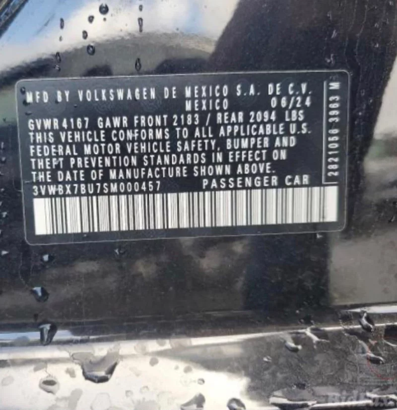 Volkswagen Jetta 2015 2018 Front Headlight Assembly Oem 