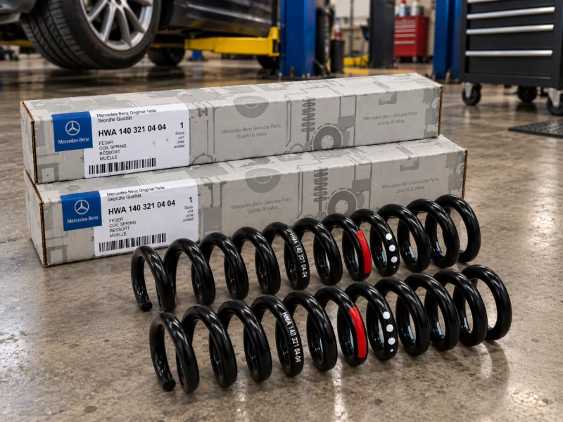 Mercedes W140 Amg Front Suspension Springs New Oem Pair 
