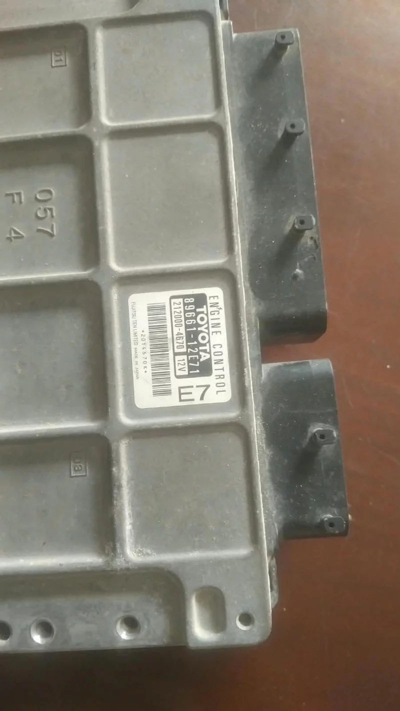 Engine Ecu 89661 12e71 Toyota Corolla Altis 2007 2013 cod 89661-12E71