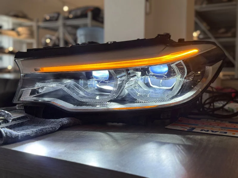 Left Headlight For Bmw 5 Series G30 / G31 Lci 2021 2023
