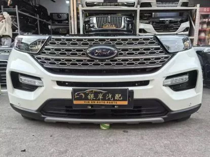 Complete Front Bumper Assembly For Ford Explorer 2016 2019 White 