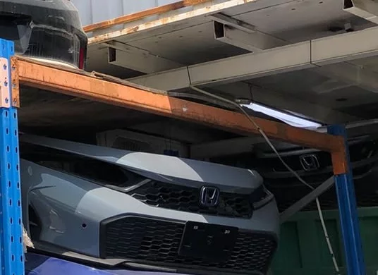 Honda Civic Front Bumper With Grille Light Grey 2022 2024