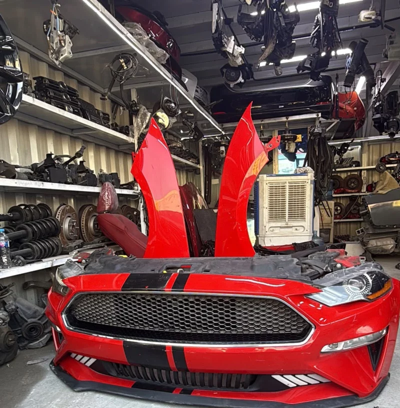 Front Bumper Assembly For Ford Mustang 2018 2023 Red Auto spare parts in Sharjah Industrial Area 6, Sharjah
