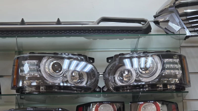 Headlight Set For Range Rover Vogue (l322) | 2010 2012