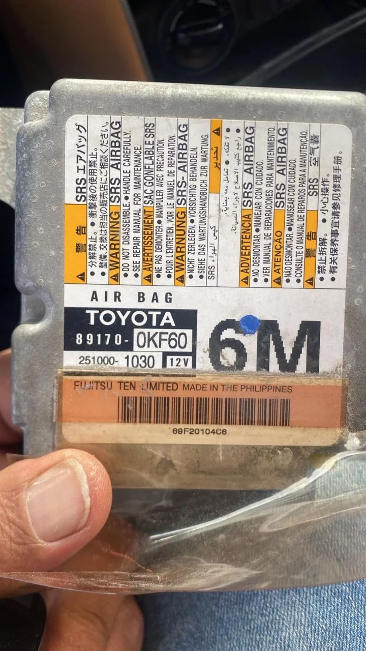 Srs Airbag Control Module For Toyota Hilux 2005 2015