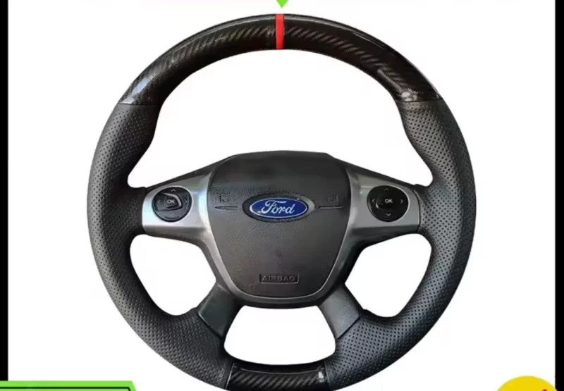 Custom Carbon Fiber Steering Wheel For Ford 2012 2018